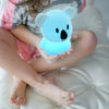 Cute Koala Silicone Lamp Pat Sensor Touch Sensitive Rechargeable Dimming Night Lights