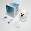 Cute Koala Silicone Lamp Pat Sensor Touch Sensitive Rechargeable Dimming Night Lights