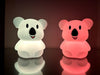 Cute Koala Silicone Lamp Pat Sensor Touch Sensitive Rechargeable Dimming Night Lights