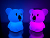 Cute Koala Silicone Lamp Pat Sensor Touch Sensitive Rechargeable Dimming Night Lights