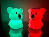 Cute Koala Silicone Lamp Pat Sensor Touch Sensitive Rechargeable Dimming Night Lights