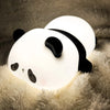 Cute Panda Night Light Lamp – Soft Silicone LED Light for Kids, Bedroom & Room Decor | Rechargeable & Touch Control